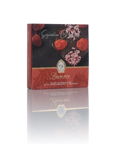 Σοκολάτα κουβερτούρα με φράουλα και πιπέρι