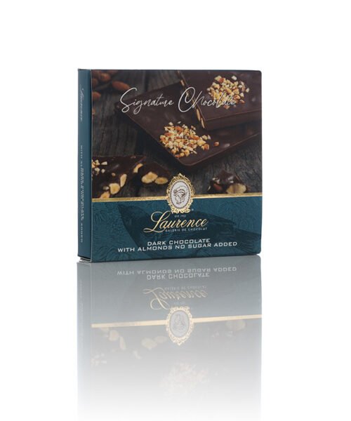 Σοκολάτα κουβερτούρα αμυγδάλου χωρίς ζάχαρη