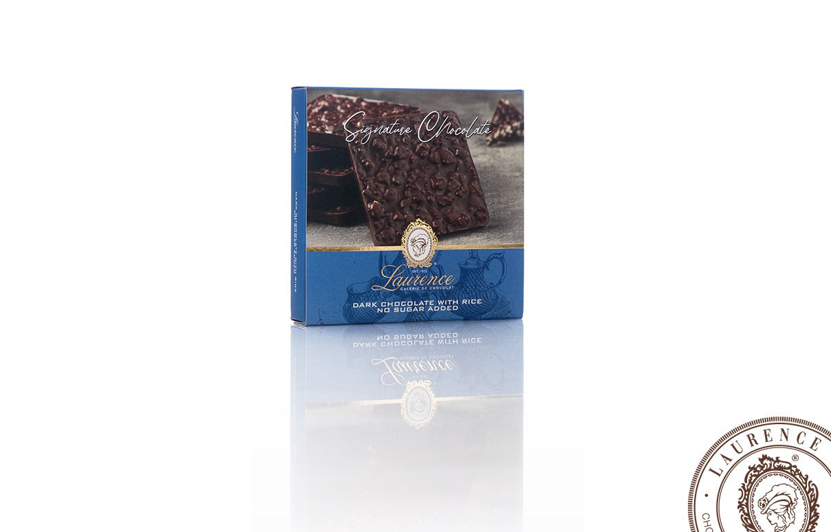 Σοκολάτα κουβερτούρα με ρύζι χωρίς ζάχαρη