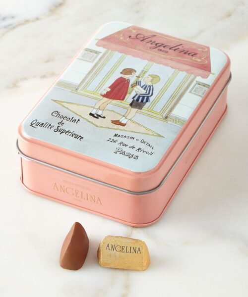 Angelina Mini Giandujas Chocolate tin box