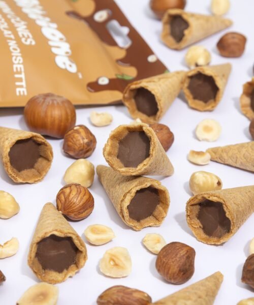 Alternative view of Bitecone χωνάκια γεμιστά με πραλίνα φουντουκιού