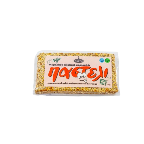 Παστέλι με μελάσα Emelia και οσμωτικό πορτοκάλι