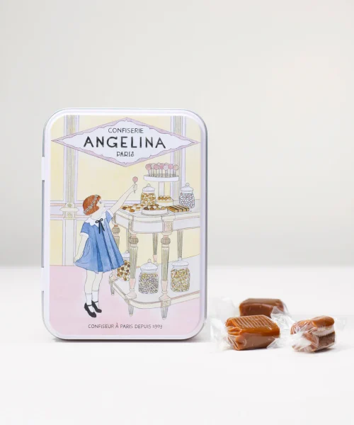 Angelina Salted Butter Toffees tin box