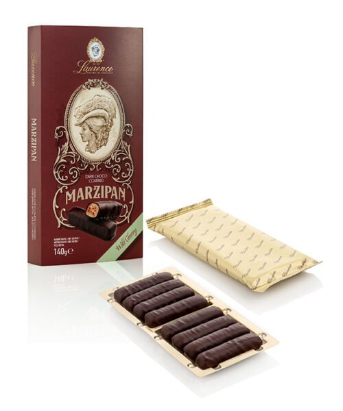 Mάρτσιπαν με κεράσι και επικάλυψη σοκολάτας κουβερτούρα