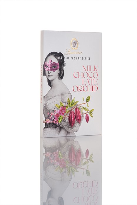 Σοκολάτα γάλακτος με 44%κακάο και ορχιδέα