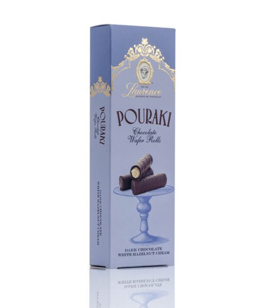 Pouraki chocolate wafer με λευκή πραλίνα φουντουκιού