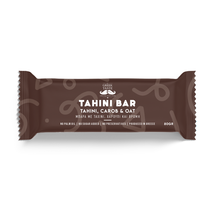 Μπάρα με Ταχίνι Χαρούπι Βρώμη