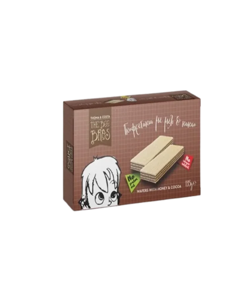 Γκοφρέτες με μέλι και κακάο