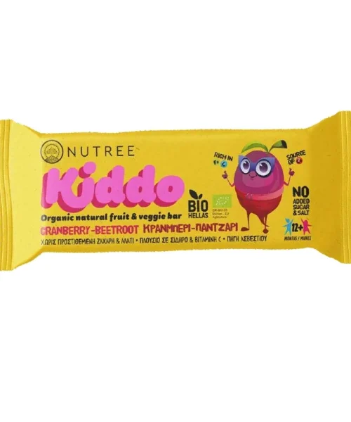 Kiddo βιολογική μπάρα Κράνμπερι-Παντζάρι