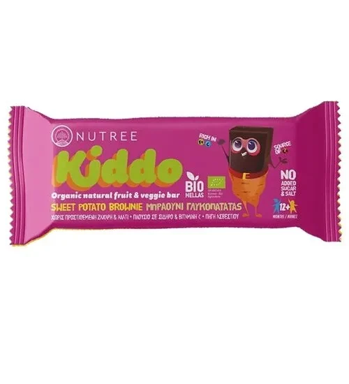 Kiddo βιολογική μπάρα Γλυκοπατάτα-Brownie