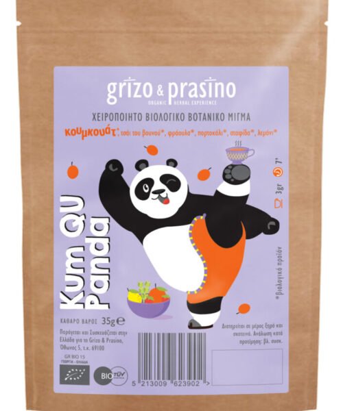 KumQU Panda grizo & prasino