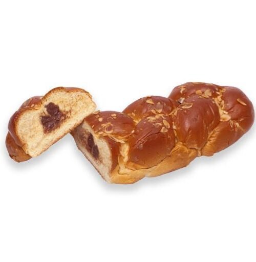 Alternative view of Τσουρέκι παραδοσιακό με γέμιση πραλίνας φουντουκιού