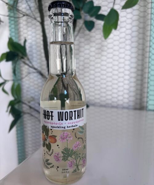 NOT WORTHIT περγαμόντο ανθρακούχο βοτανικό ποτό