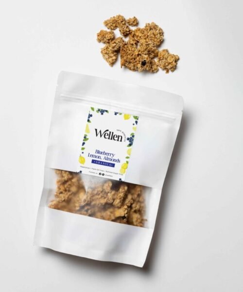 Γκρανόλα Wellen Blueberry, lemon, almond