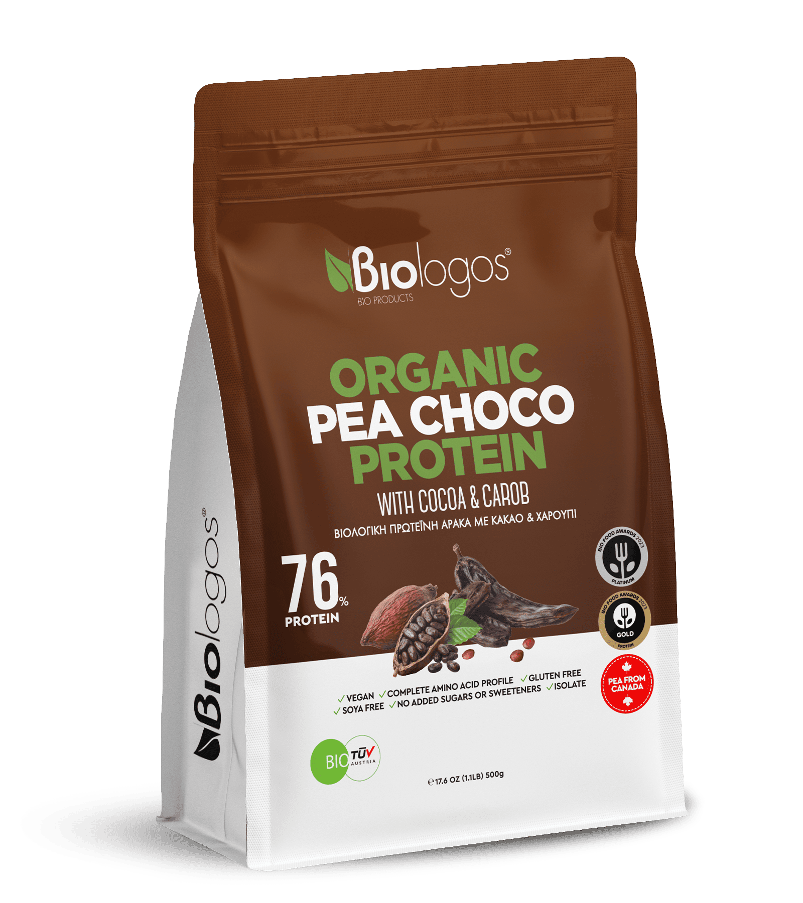 Βιολόγος Πρωτεΐνη Αρακά Choco 500γρ