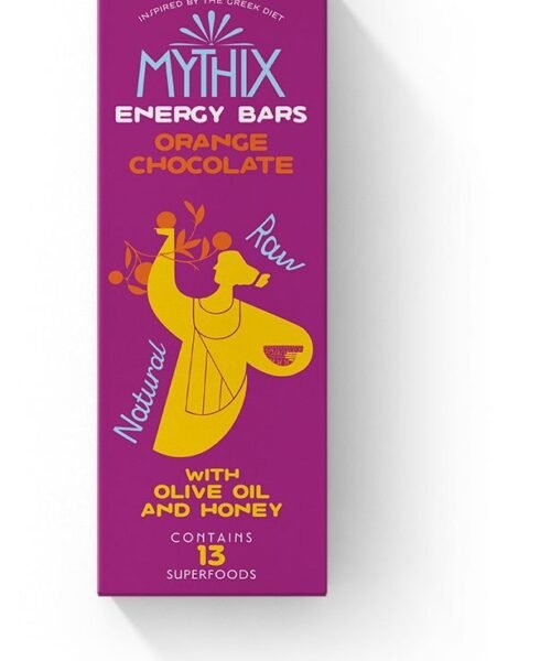 MYTHIX energy bar Σοκολάτα - Πορτοκάλι
