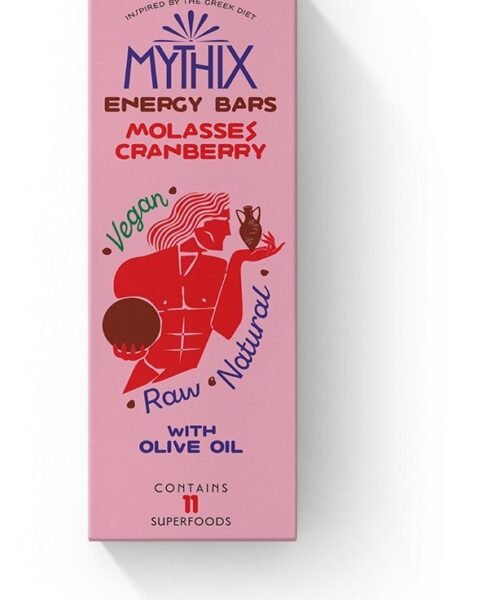 MYTHIX energy bar Μελάσα - Κράνμπερι