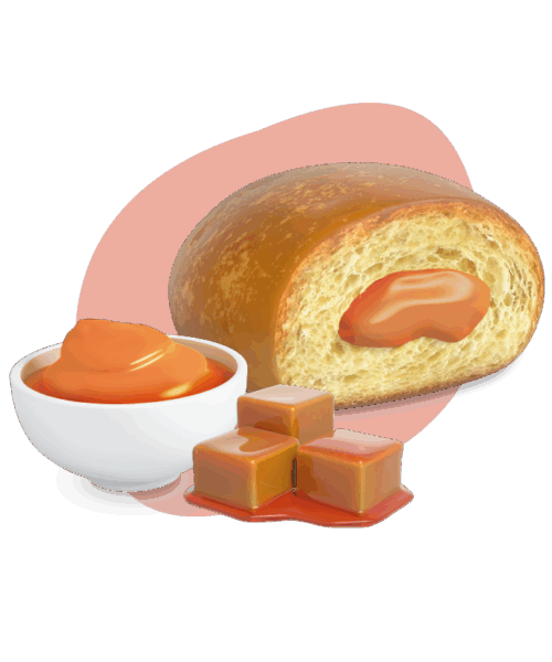 Alternative view of Brioche vegan Salted Caramel