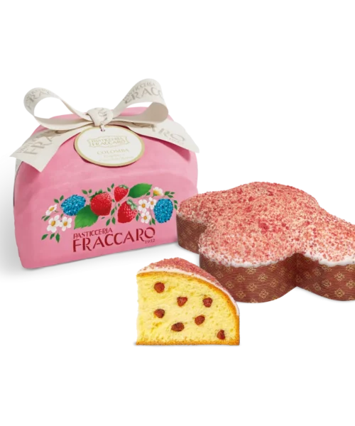 Colomba φράουλα λευκή σοκολάτα papergift