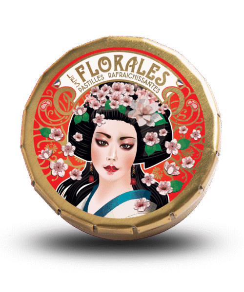 Παστίλιες Les Florales κεράσι