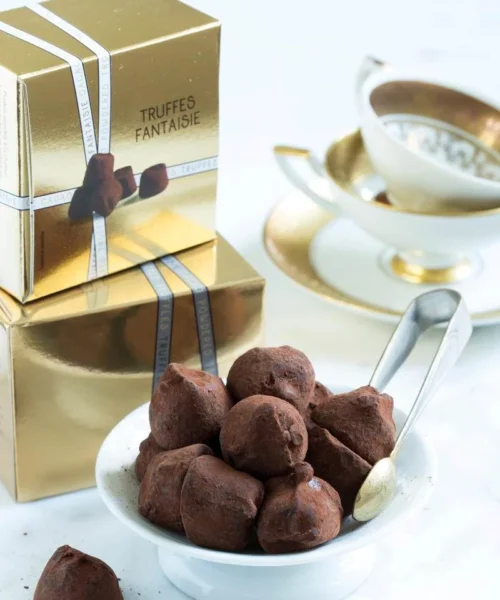 Mathez τρούφες Champagne paperbox