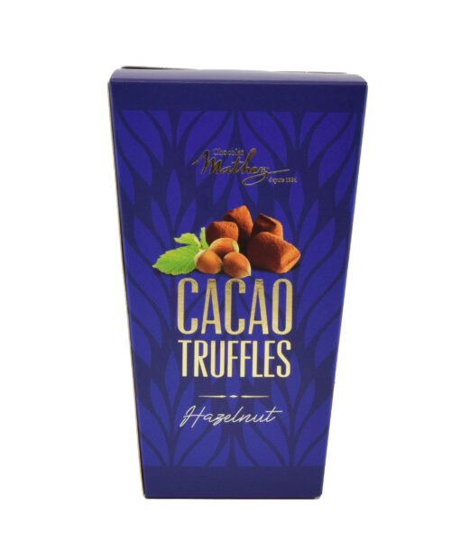 Mathez τρούφες hazelnut paperbox