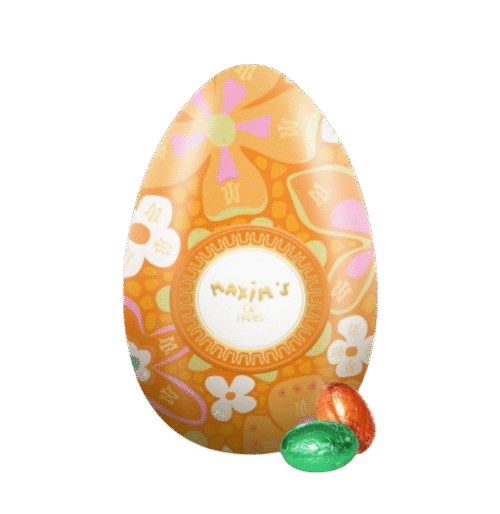 Μεταλλικό αυγό Maxim's de Paris πορτοκαλί