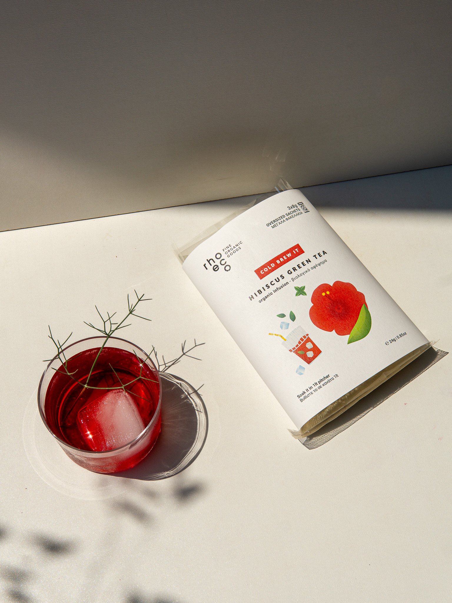 Rhoeco Cold brew it Hibiscus green tea