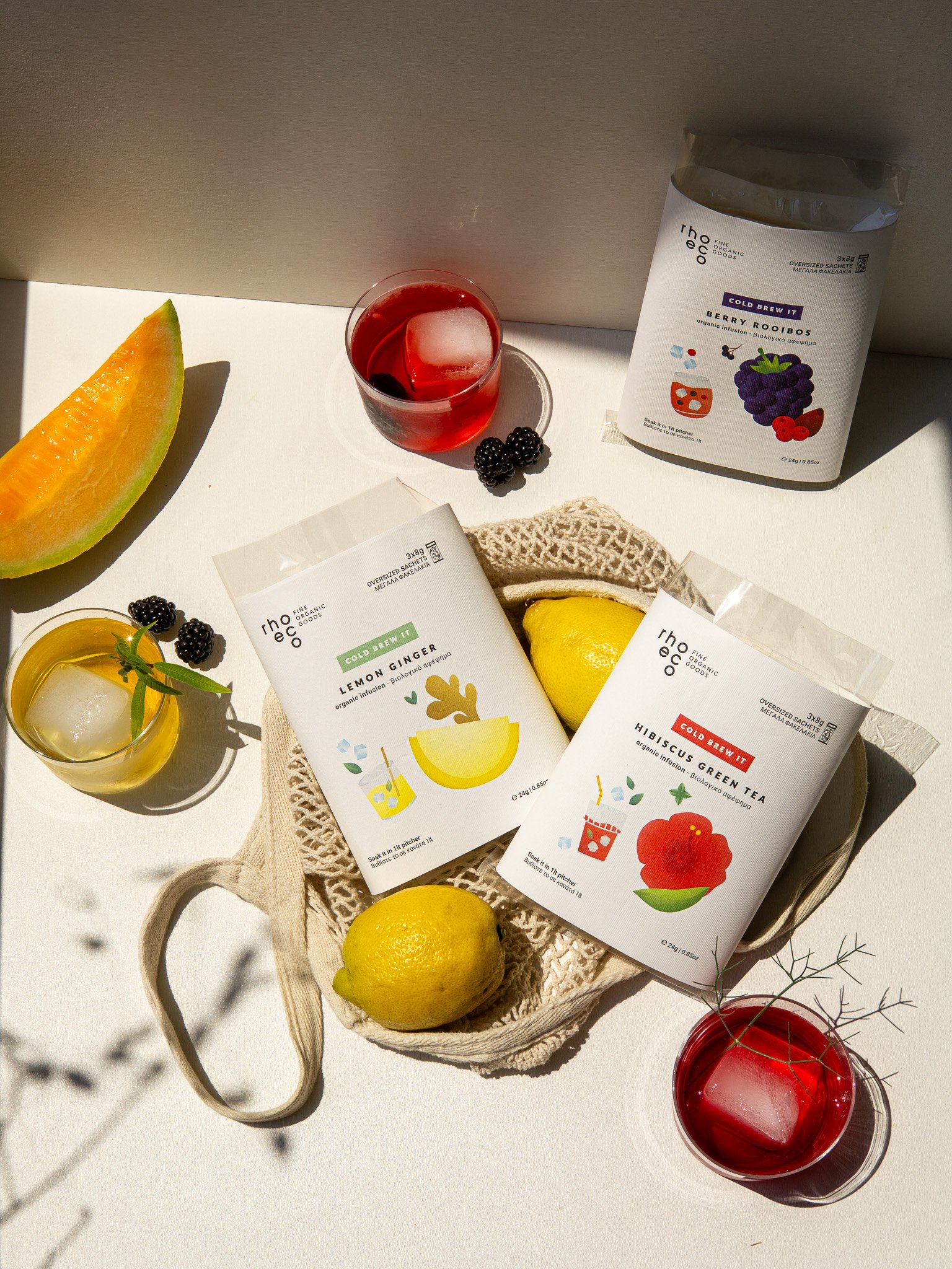 Rhoeco Cold brew it Hibiscus green tea - Image 3