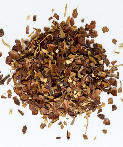 Alternative view of Rhoeco cacao tea chai