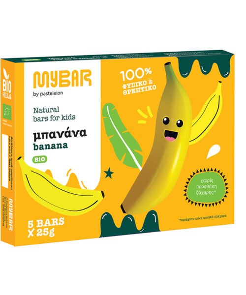 Mybar Κids BIO Μπανάνα 5x25g