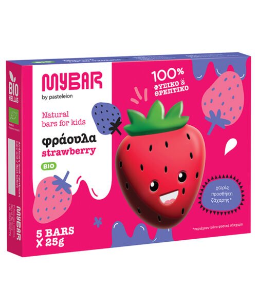 Mybar Κids BIO Φράουλα 5x25g