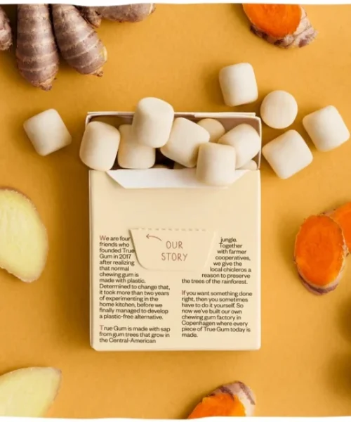 Alternative view of True Gum Ginger & Turmeric