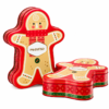 Gingerbread Man Tin Box με Εκλεκτά Σοκολατάκια